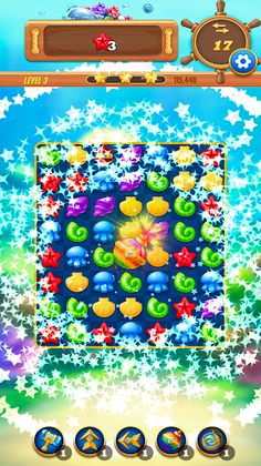 Jewel Hunter - Match 3 Ocean - Screenshot 2