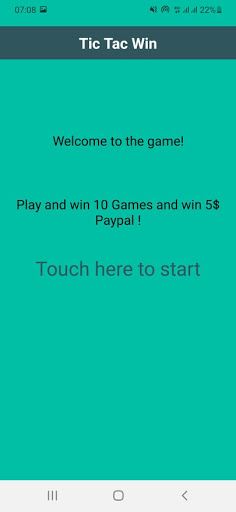 Play & Earn - Tic Tac Win - Screenshot 1