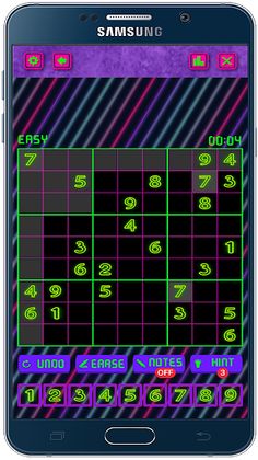 Neon Sudoku - Screenshot 4