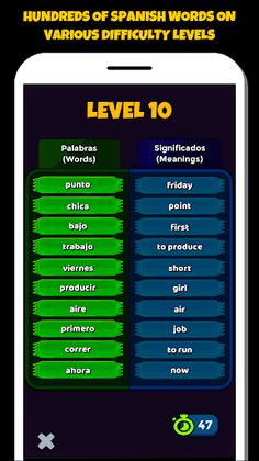 Spanish Word Game - Screenshot 3