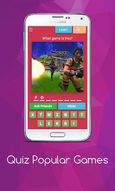 Quiz Popular Games - Screenshot 1