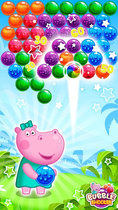 Hippo Bubble Pop Game - Screenshot 2