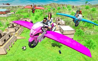 Flying Bike Game Motorcycle 3D - Screenshot 2
