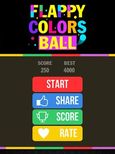 Flappy Colors Ball - Screenshot 4