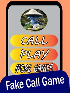 Fake Call Smurf Cat Games - Screenshot 1