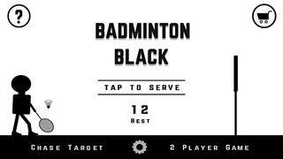 Badminton Black - Screenshot 1