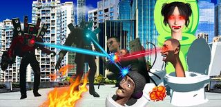 Scary Toilet Game Monster dop - Screenshot 2