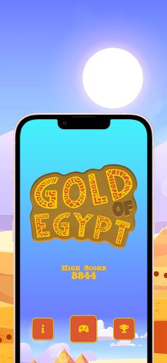 Gold of Egypt - 3 math classic - Screenshot 1