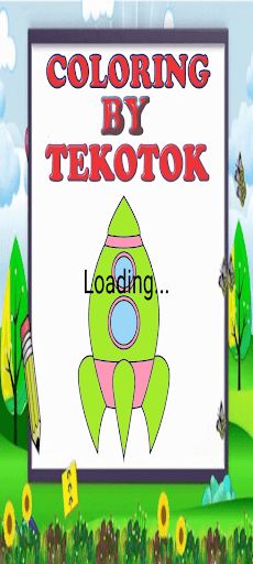 Rocket Coloring - Screenshot 1