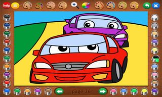 Coloring Book 11: Trucks and T - Screenshot 2