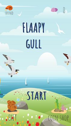Flappy gulls - Screenshot 2