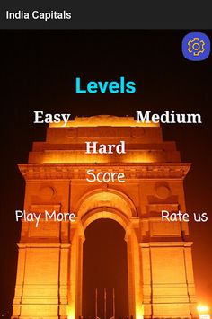 India Capitals Quiz - Screenshot 2