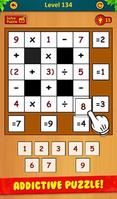 Math Puzzle Game - Math Pieces - Screenshot 2