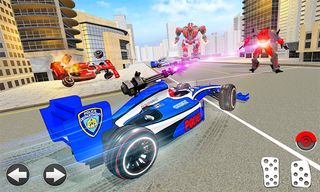 Formula Car Robot Police Game - Screenshot 1