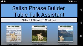 Salish Phrase Builder - Screenshot 1