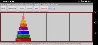 Torre de Hanói e seus desafios - Screenshot 2