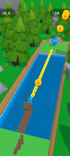 Wooden Bridge Run 3D - Screenshot 4