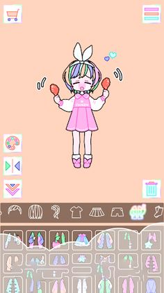 Vlinder Makeup dress up - Screenshot 3