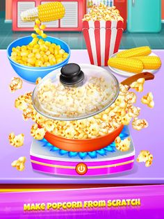 Popcorn Maker - Rainbow Food - Screenshot 2