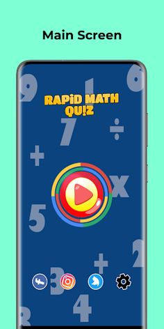 Rapid Math Quiz - Screenshot 1