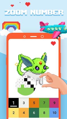 Pixel Art - Coloring By Number - Screenshot 2