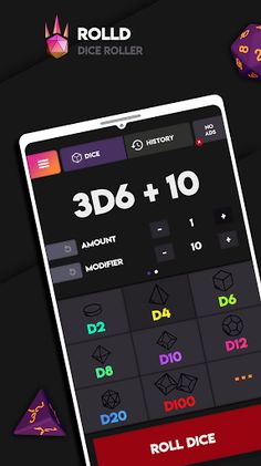 Rolld Virtual Dice - Screenshot 1