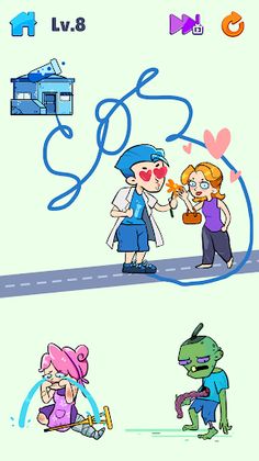 Draw & Fight Zombies - Screenshot 2