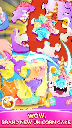 Unicorn Rainbow Cake-Diy Sweet - Screenshot 2