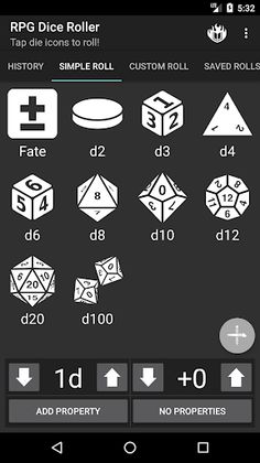 RPG Dice Roller - Original - Screenshot 1