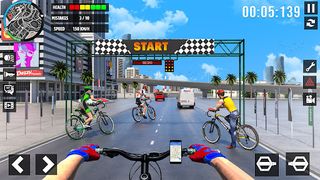BMX Cycle Race Cycle Stunt - Screenshot 2