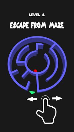 Mazely - circle maze with ball - Screenshot 1