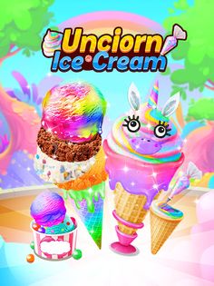 Unicorn Ice Cream Desserts - Screenshot 1