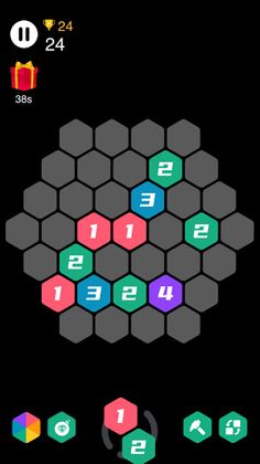 Merge Number - Hexa Puzzle - Screenshot 2