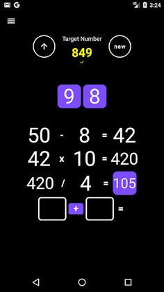 Target Number Game (Maths) - Screenshot 4