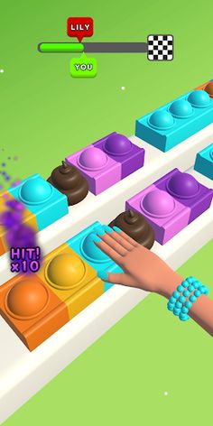 Pop It Colored Nails - Screenshot 2