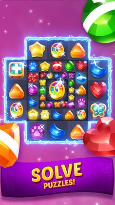 Genies & Gems - Match 3 Game - Screenshot 3