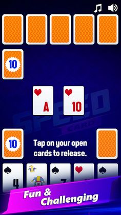 Speed Card Game: Spit Slam - Screenshot 1