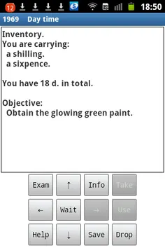 Alien Shipwreck text adventure - Screenshot 2