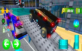 Police Transport Trailer Truck - Screenshot 1