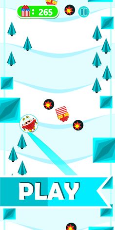 Santa Ski - Screenshot 2