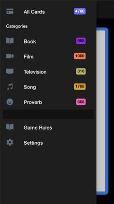 Charade / Hints Cards - Screenshot 3