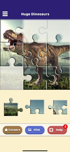 Huge Dinosaurs Puzzle - Screenshot 1