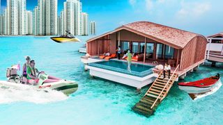 Boat Game 3d Stunt Simulator - Screenshot 1