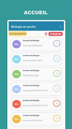 BIOLOGIE EN POCHE - Screenshot 1