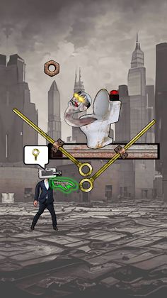 Toilet Fight Puzzle - Screenshot 4