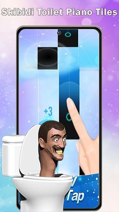 Skibidi toilet piano Tiles - Screenshot 2