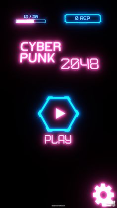 Neon Puzzle 2048: Merge Games - Screenshot 3