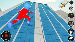 Rope Flying Stickman Rescue 3D - Screenshot 2