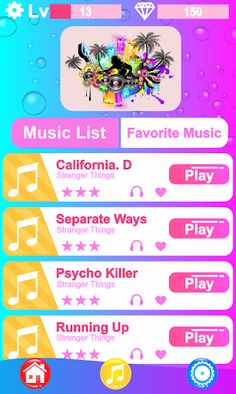 Stranger Things 4 Piano Tiles - Screenshot 1