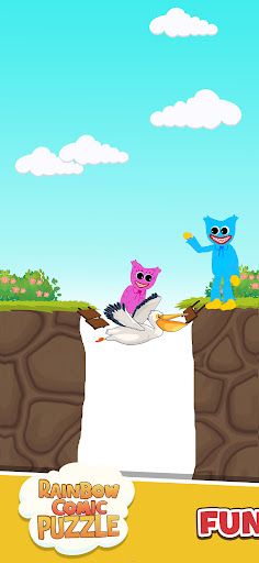 Rainbow Comic Puzzle - Screenshot 1